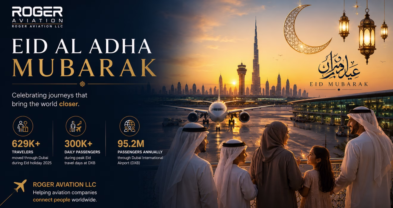 Eid Mubarak from Roger Aviation LLC
